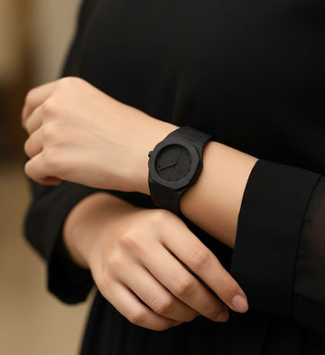 WOMEN Lyvoss Full Black Watch | 100% water Proof